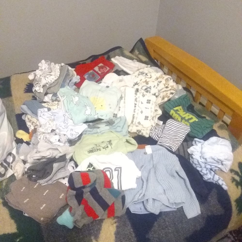 Baby boy clothes newborn 0-3, 3, & a couple 3-6